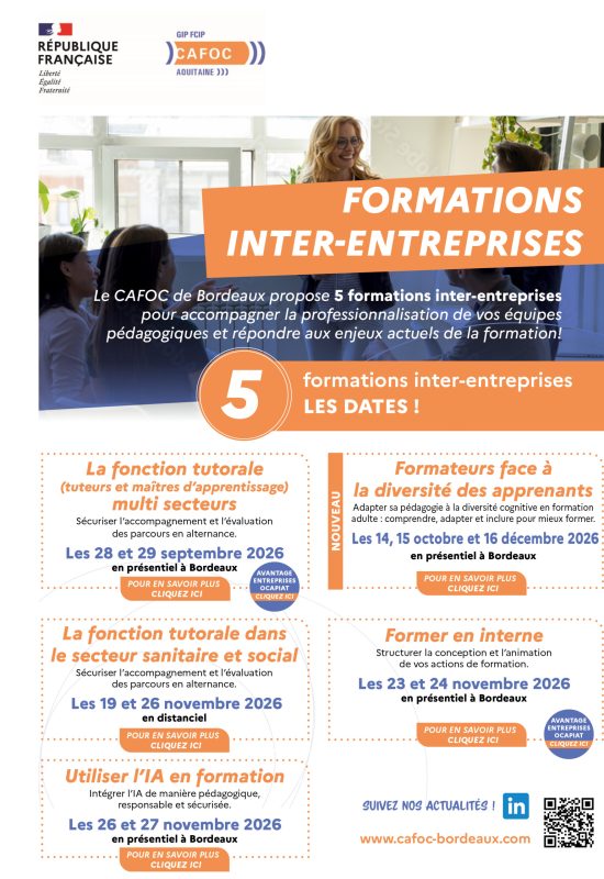 CAFOC FLYER formation inter-entreprises JUIN 2026